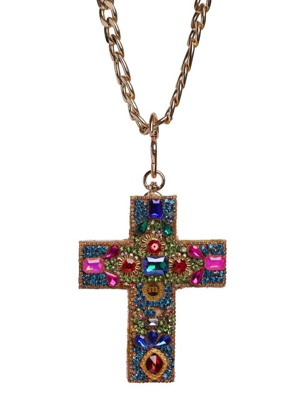 Warovski Studded Cross