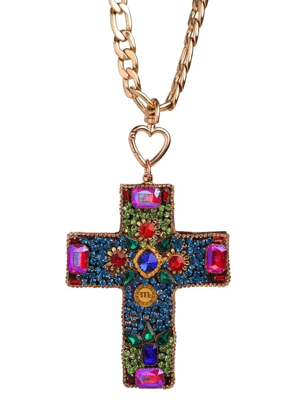 Warovski Studded Cross