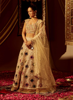 Load image into Gallery viewer, Light Pink Mirror Work Lehenga Set