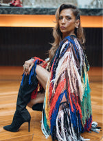 Load image into Gallery viewer, Crochet Fringe Jacket
