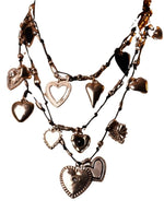Load image into Gallery viewer, Layered Gold Heart Chains