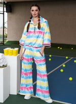 Load image into Gallery viewer, PSYCHEDELIC ZIPPER SEQUIN TRACK SUIT