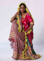 Load image into Gallery viewer, Hot Pink Banarasi Silk Sharara Set