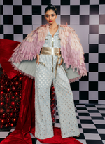 Load image into Gallery viewer, DISTRESSED DENIM JUMPSUIT