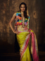 Load image into Gallery viewer, Multi-coloured Crochet Waist Coat