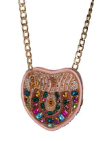 Load image into Gallery viewer, Salmon Heart Leather Bag