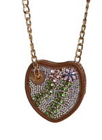 Load image into Gallery viewer, Mocha Heart Leather Bag