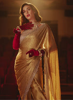 Load image into Gallery viewer, Sequined Gold Sari & Tassel Embellished Blouse – Blouse