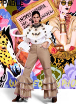 Load image into Gallery viewer, Beige Leather Pants