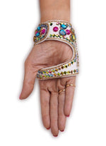 Load image into Gallery viewer, White Leather Cuff