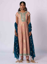 Load image into Gallery viewer, Salmon Pink Kurta & Churidar Set