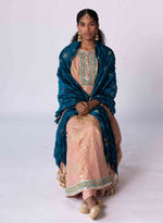 Load image into Gallery viewer, Salmon Pink Kurta & Churidar Set