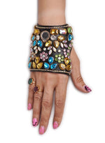 Load image into Gallery viewer, Black Leather Cuff