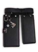 Load image into Gallery viewer, Black Leather Belt Ppuch Bag