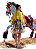 Load image into Gallery viewer, Cream Crochet Frock Skirt