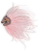 Load image into Gallery viewer, The Pink Solene Fur Brooch