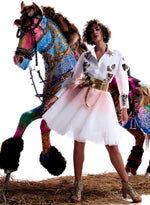 Load image into Gallery viewer, White Taffeta Silk Shirt