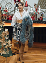 Load image into Gallery viewer, High-waisted Fur Skirt