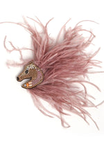 Load image into Gallery viewer, The Salmon Solene Fur Brooch