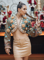 Load image into Gallery viewer, Swarovski Cropped Jacket