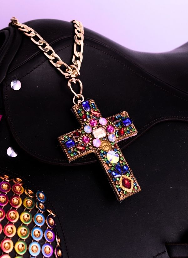 Swarovski Studded Cross