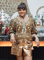 Load image into Gallery viewer, Copper Beaded Shorts