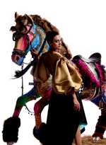 Load image into Gallery viewer, Gold Metallic Blouson