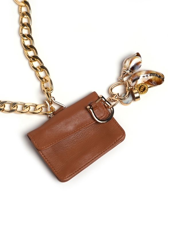 Brown Leather Coin Purse