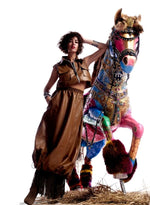 Load image into Gallery viewer, Brown Leather Skirt