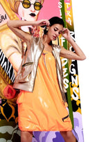 Load image into Gallery viewer, Orange PVC Skirt