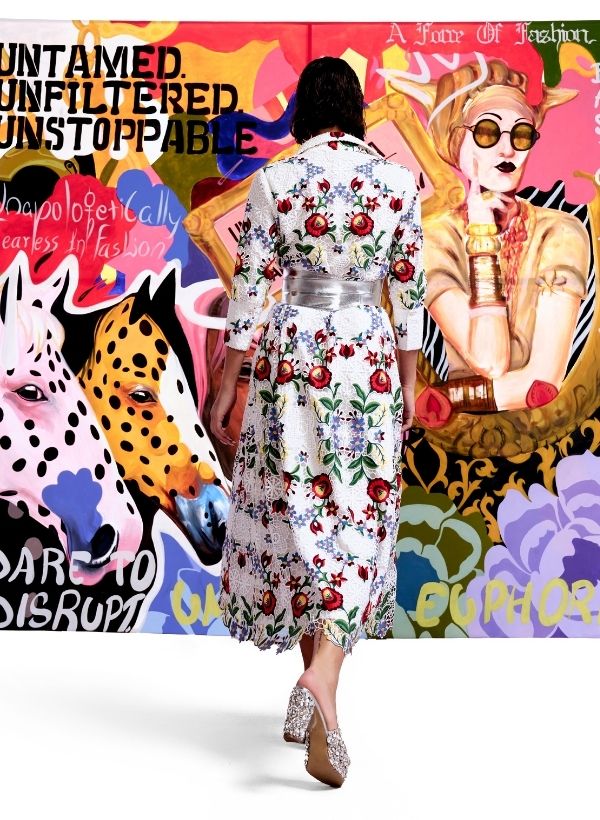 White Crochet Shirt Dress