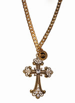 Load image into Gallery viewer, Gold Cross Chain