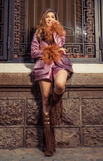 Load image into Gallery viewer, METALLIC BLAZER CO-ORD SET