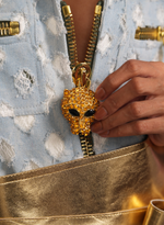 Load image into Gallery viewer, DISTRESSED DENIM JUMPSUIT