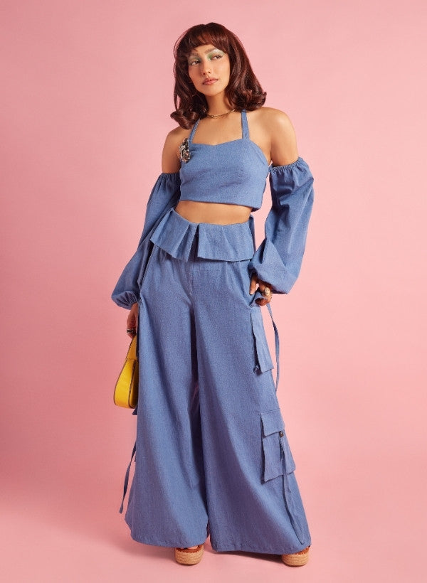 Denim Demeanor Co-Ord Set