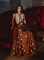Load image into Gallery viewer, Crystal Bolero &amp; Polka Dot Lehenga Set