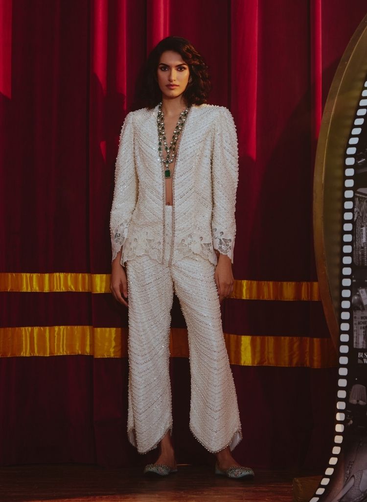 Pearl Blazer Set
