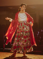 Rose Heirloom Pearl Necklace Anarkali