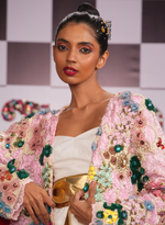 Load image into Gallery viewer, BUBBLEGUM OPEN CHANTILLY JACKET