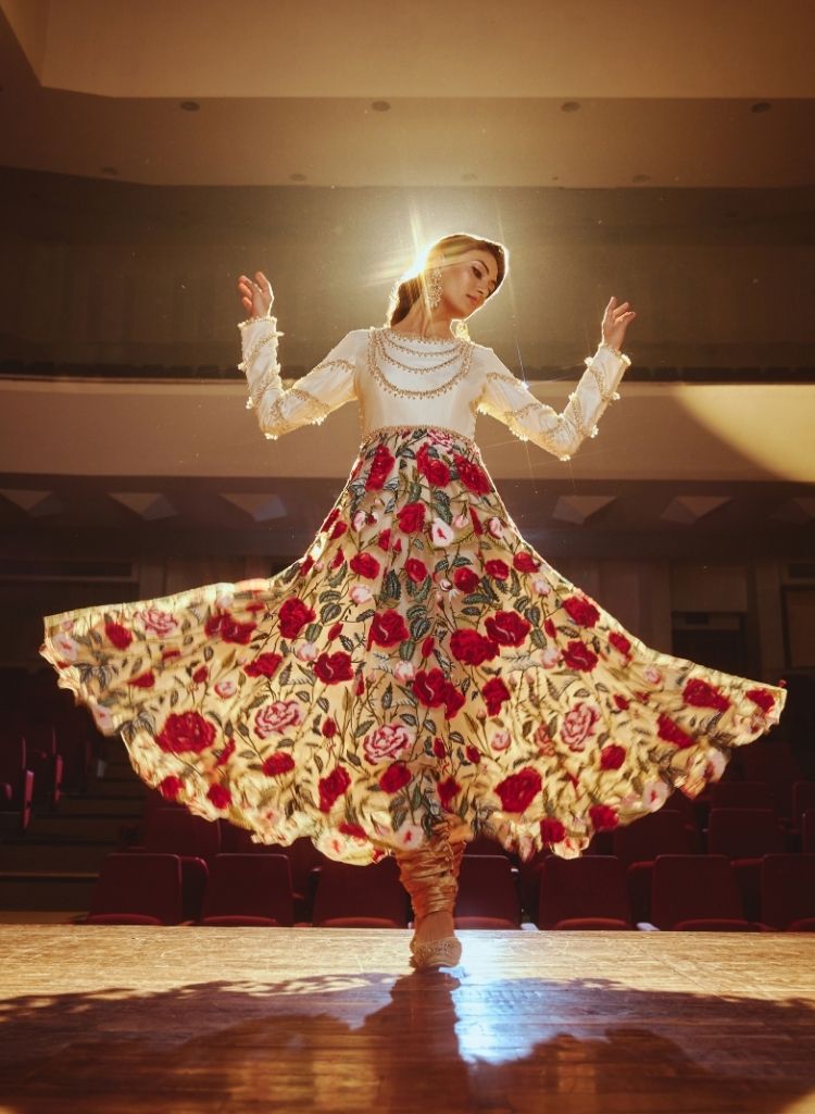 Rose Heirloom Pearl Necklace Anarkali