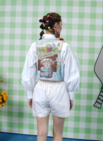 Load image into Gallery viewer, SKY BLUE BEADED WAISTCOAT