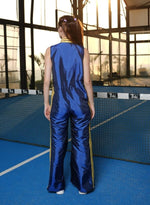 Load image into Gallery viewer, TWO TONE SILK JUMPSUIT