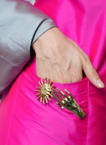 Load image into Gallery viewer, HOT PINK ZIPPER SHIRT DRESS