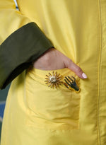 Load image into Gallery viewer, YELLOW ZIPPER SHIRT DRESS