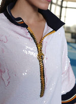 Load image into Gallery viewer, BABY PINK SEQUINED T-SHIRT DRESS