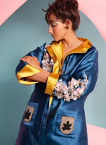 Load image into Gallery viewer, Timeless Silk Jacket Co-Ord Set
