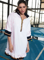 Load image into Gallery viewer, BABY PINK SEQUINED T-SHIRT DRESS